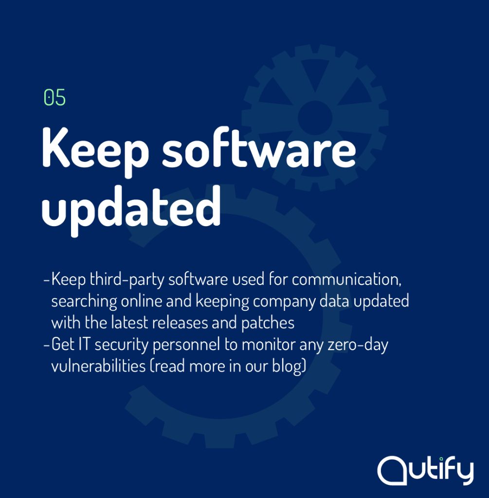 Keep software updated